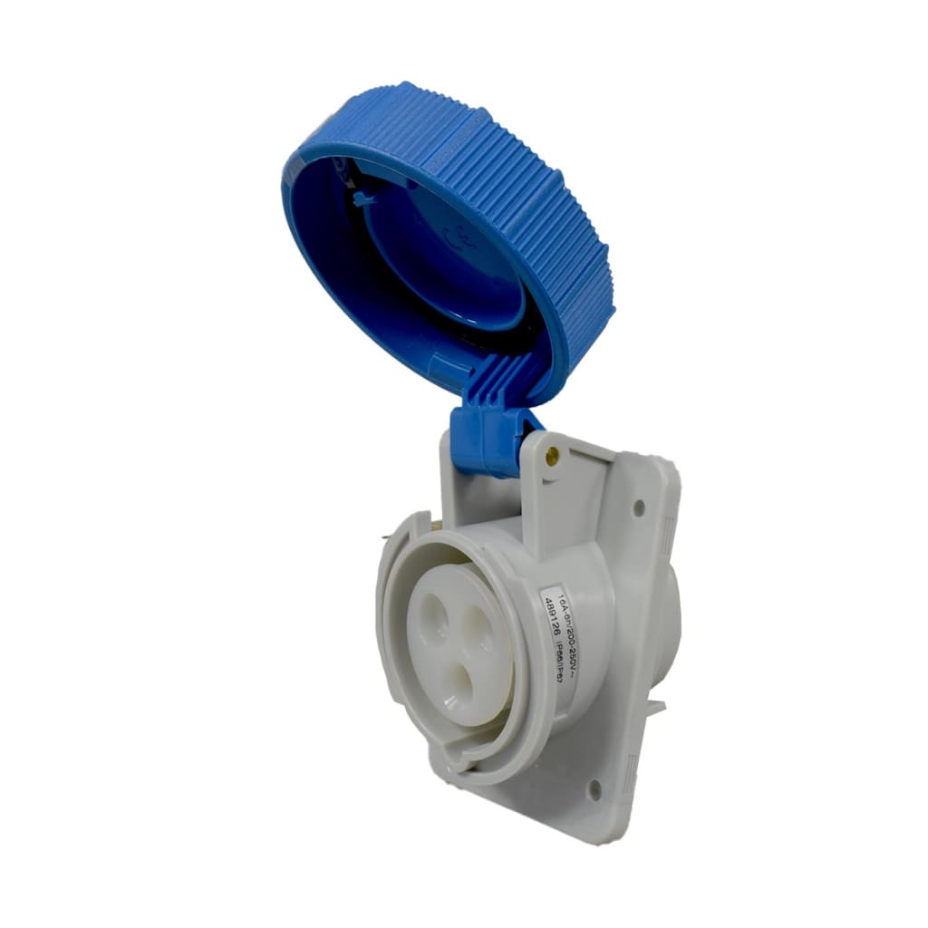 TOMA INC 16A INCLI 15° 230VAC 2 POLOS+T