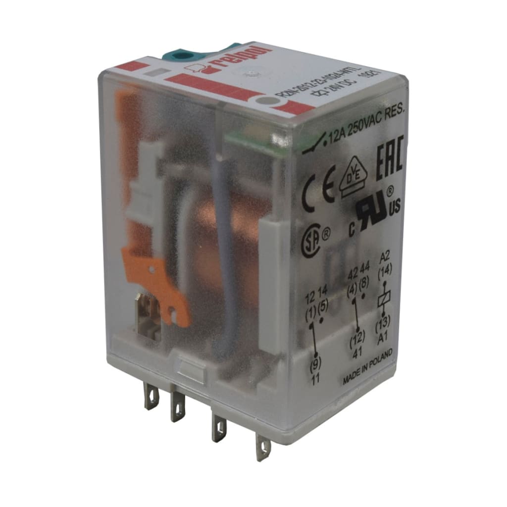 MINI RELEVOS 24VDC 8 PINES PLANOS UL