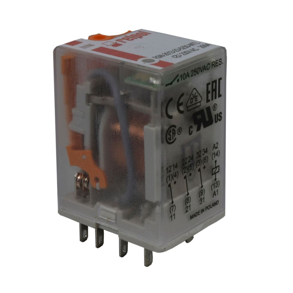 MINI RELEVO 220VAC 11 PINES PLANOS UL