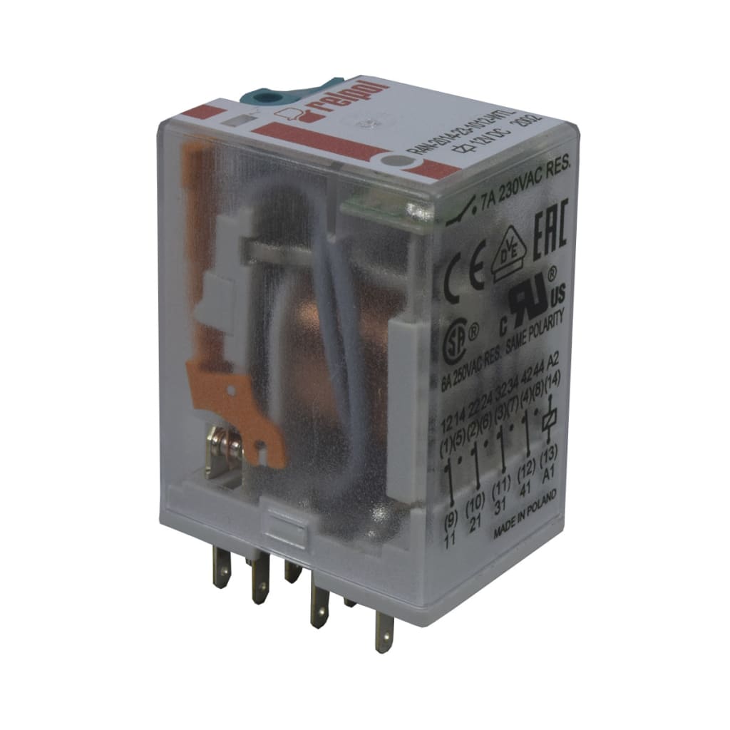 MINI RELEVO 12VDC 14 PINES PLANOS UL
