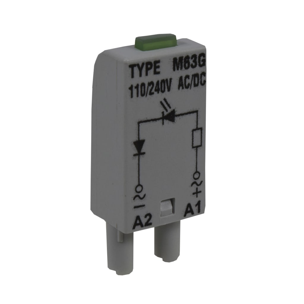 MODULO PILOTO 110-230 VAC/DC VERDE REL