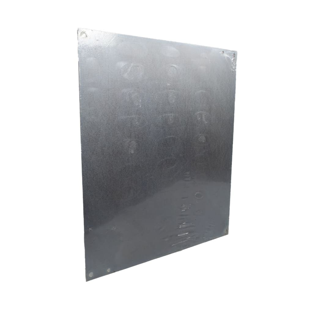 PLACA DE FONDO ACERO ZINC UNI B20