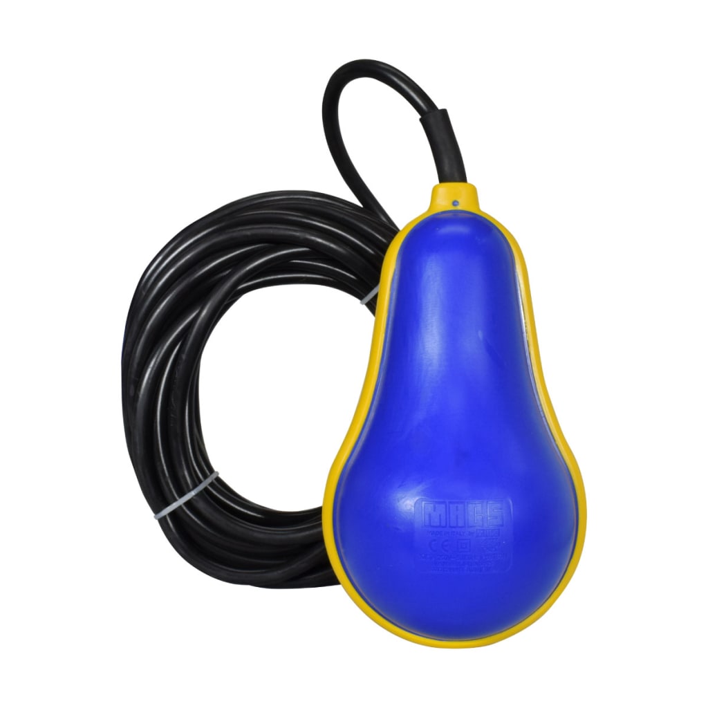 FLOTADOR PARA AGUAS RESIDUALES MAC5 10(3)A 250 VAC, LONGITUD DE CABLE 10 MTS. CABLE EN PVC