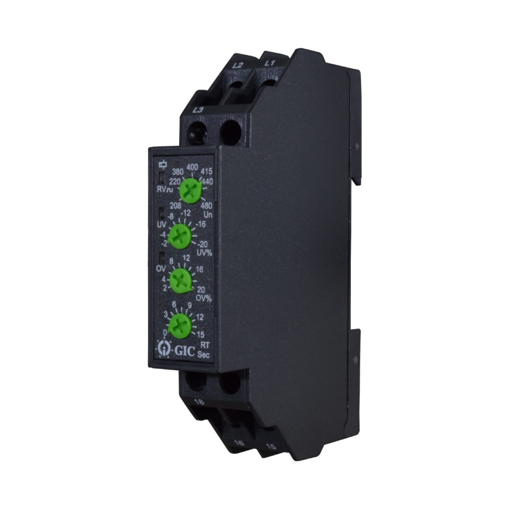 MONITOR DE VOLTAJE 208-480 VAC RIEL DIN