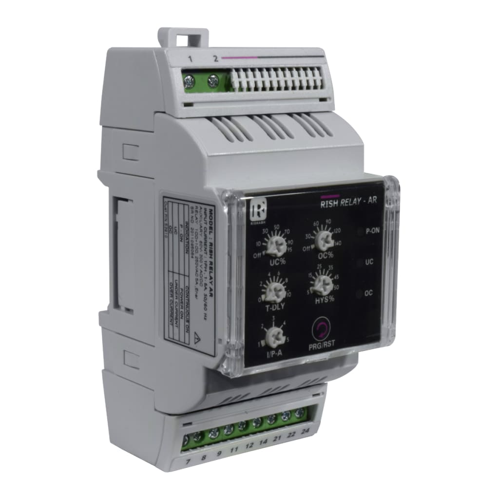 MONITOR DE CORRIENTE MONOFASICO 60 - 300AC/DC 2 SAL RELE
