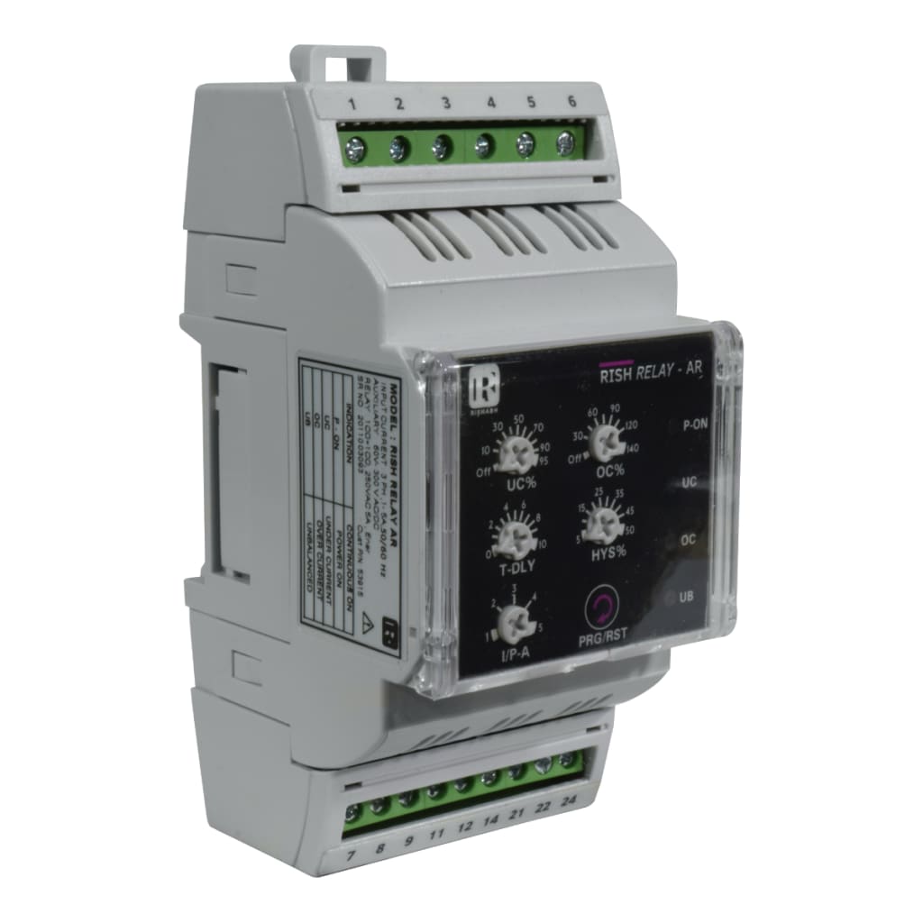 MONITOR DE CORRIENTE TRIFASICO 60 - 300AC/DC 2 SAL RELE