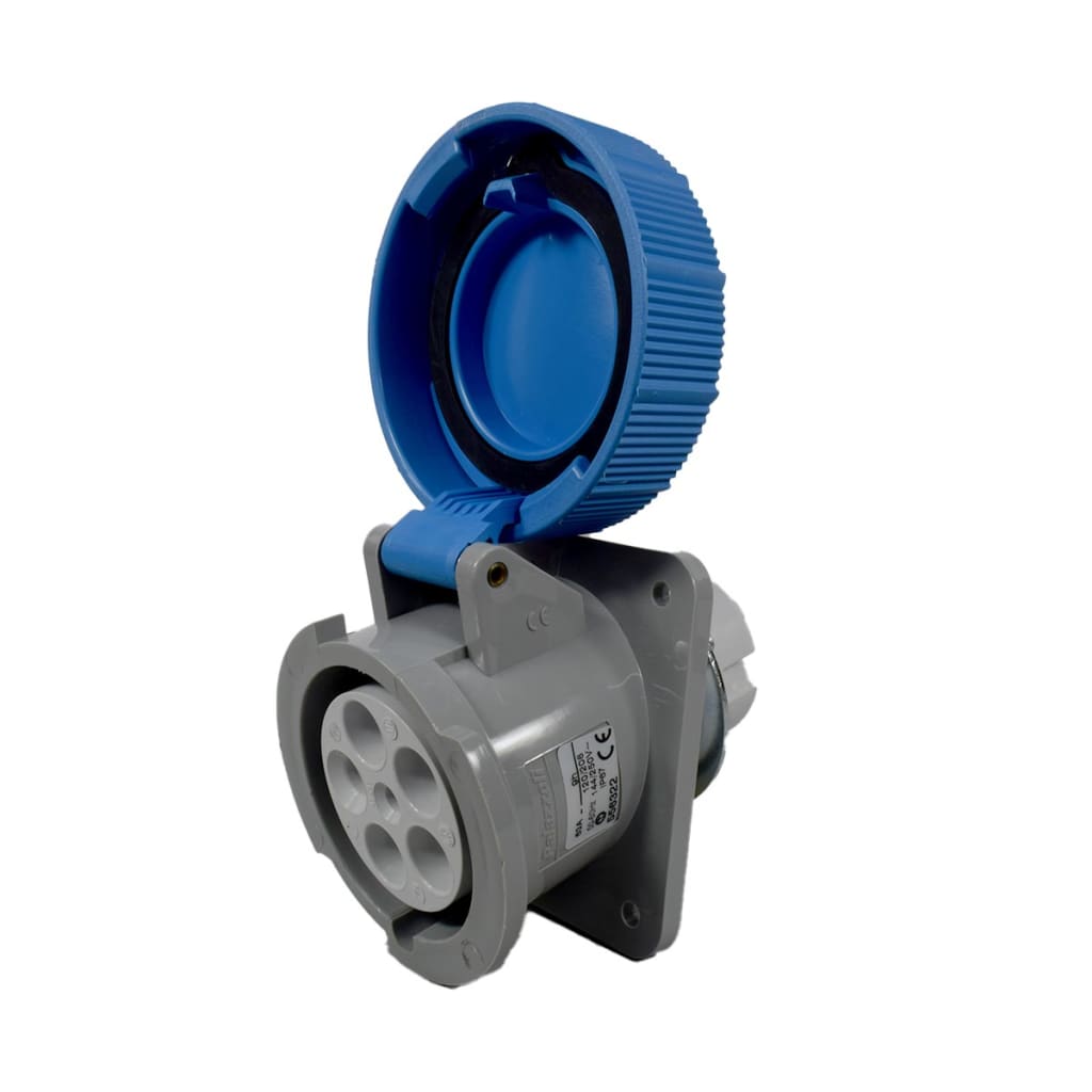 TOMA INC 5X63A 230V 9H IP67 AZUL
