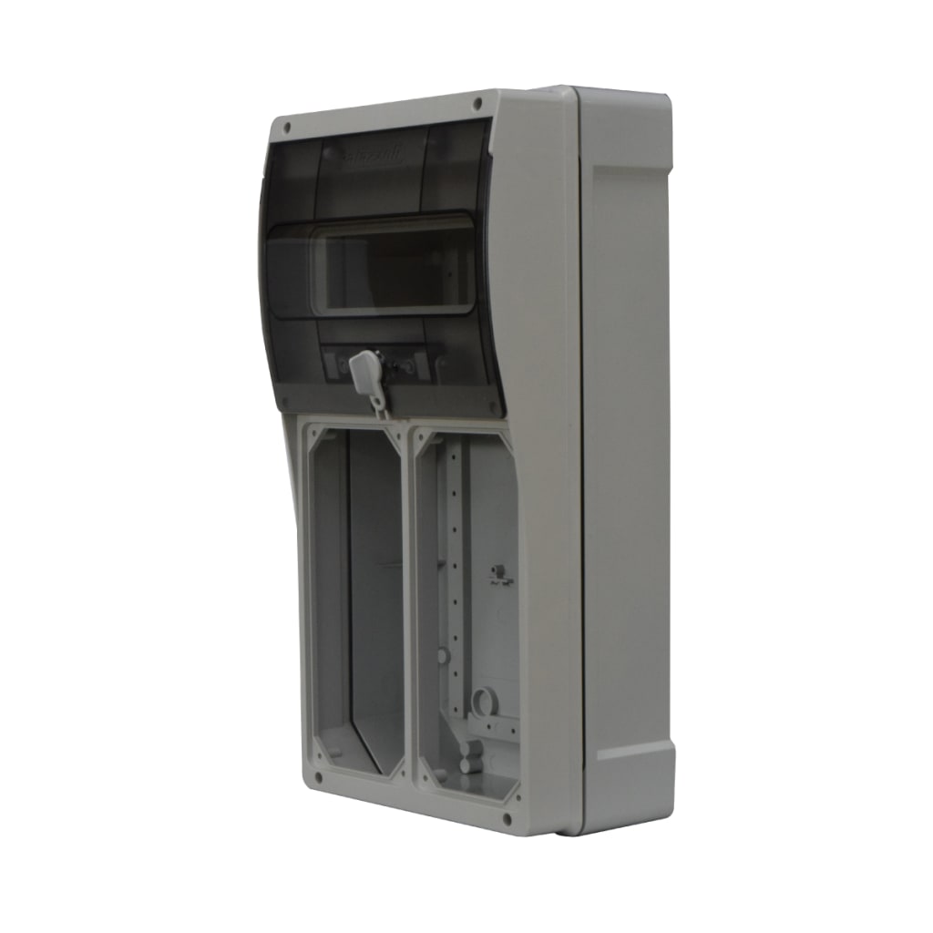 CONT PLAST 10MODUL BASES CON INT X2 IP66