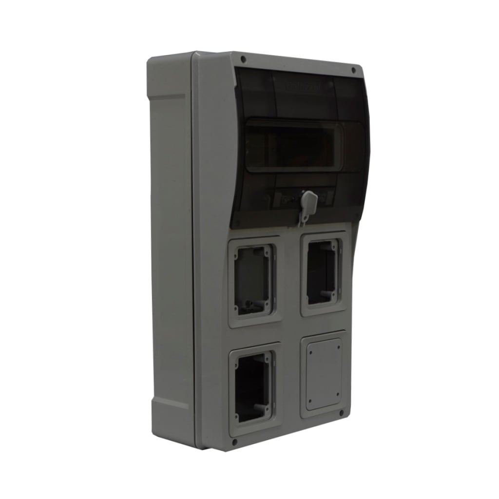 CONTENEDOR PLAST 10MODULOS BASES X4 IP66