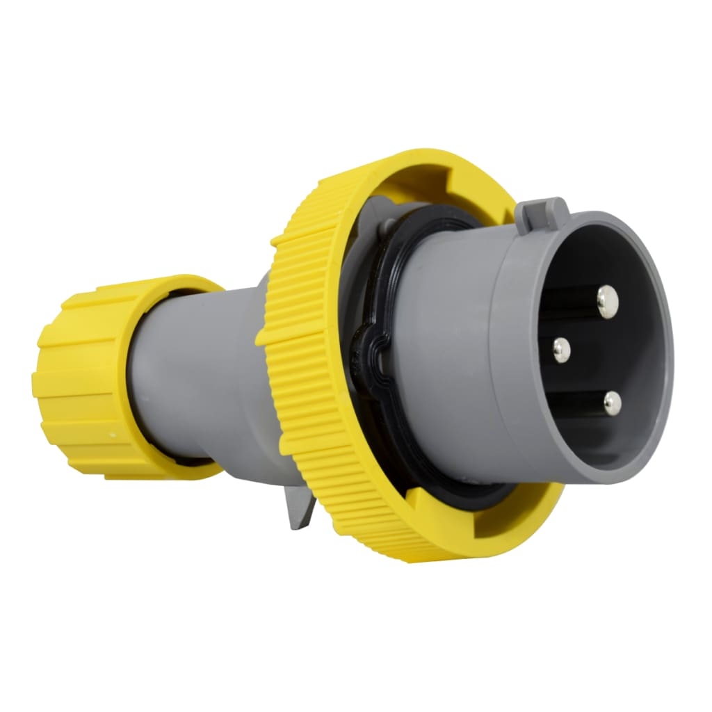 CLAVIJA RECTADOS 32A 110VAC 2 POLOS+T