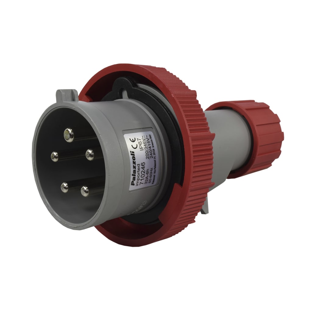 CLAV 5X32A 400V 6H IP67 ROJA