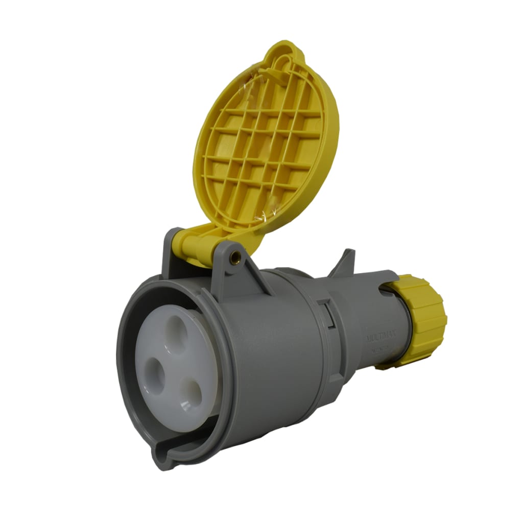 TOMA AEREA 3X32A 110V 4H IP44 AMARILLA