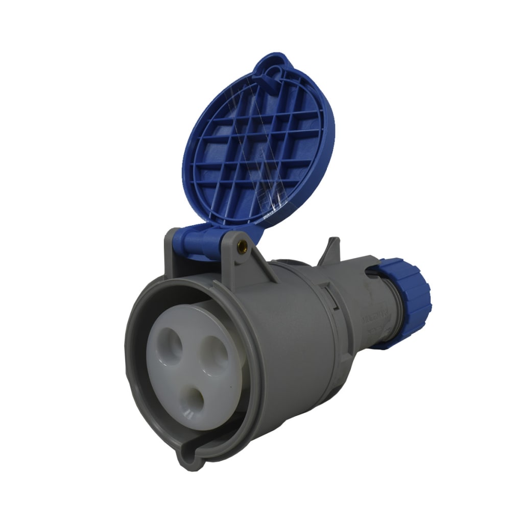TOMA AEREA 3X32A 230V 6H IP44 AZUL
