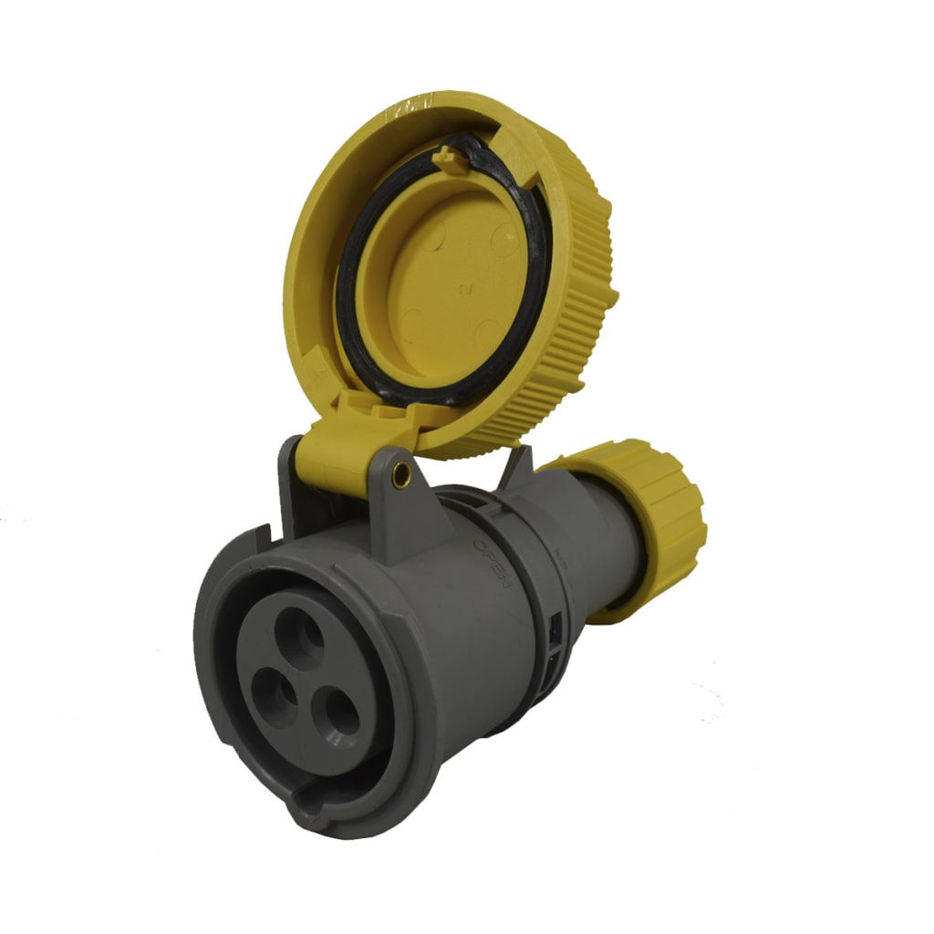 TOMA AEREA IND 16A 110VAC 2 POLOS+T