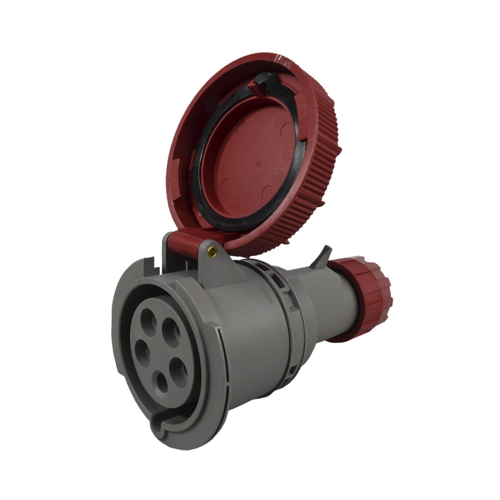 TOMA AEREA 5X32A 400V 6H IP67 ROJA