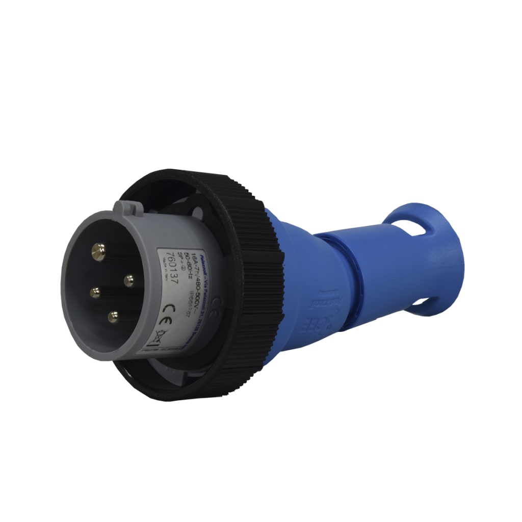 CLAVIJA AEREA 4X16A 500V 7H IP66/67/68/69 NEGRA XCEE