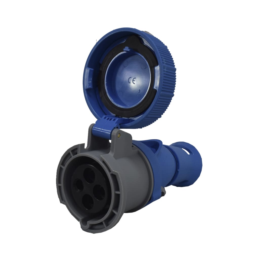 TOMA AEREA 4X32A 220V 9H IP66/67/68/69 AZUL XCEE