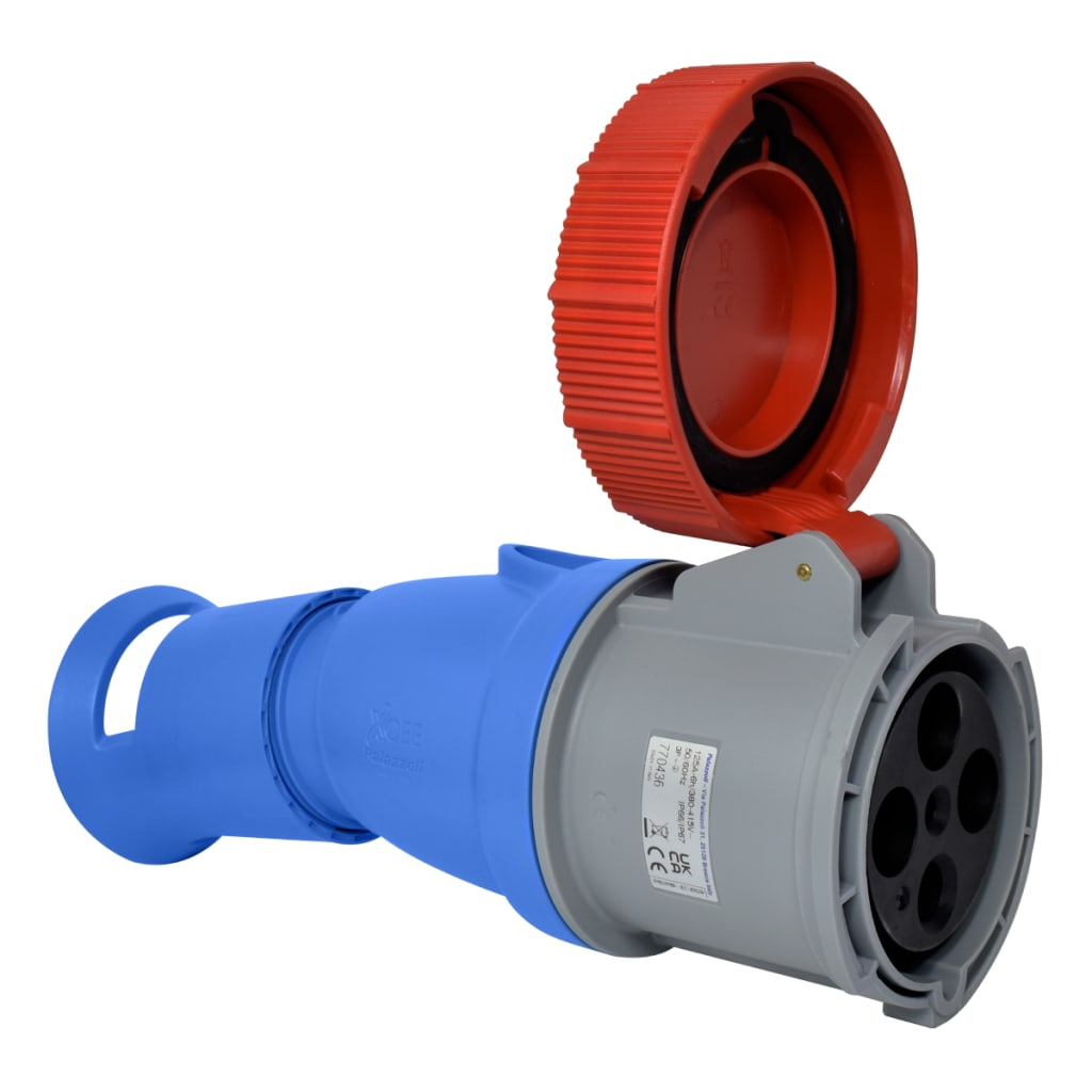 TOMA AE 4X125A 415VAC 6H IP66/67/68/69 ROJA XCEE