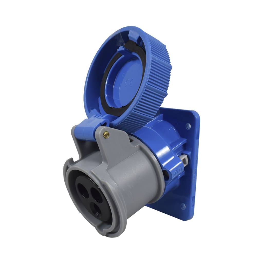 TOMA INCRUSTAR INCLI 3X16A 220V 6H IP66/67/68/69 AZUL XCEE