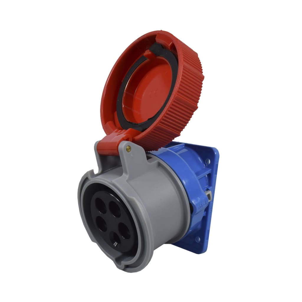TOMA INCRUSTAR INCLI 5X16A 400V 6H IP66/67/68/69 ROJA XCEE