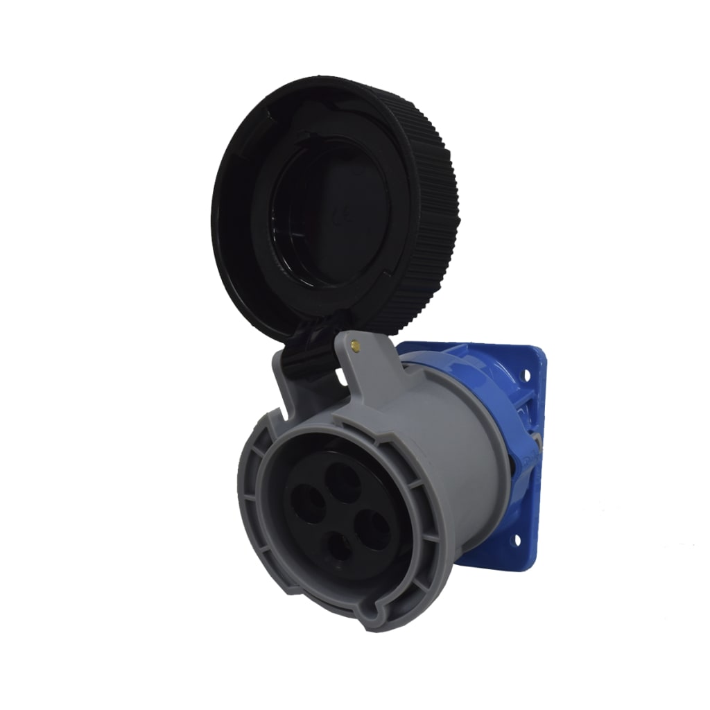 TOMA INCRUSTAR INCLI 4X32A 500V 7H IP66/67/68/69 NEGRA XCEE