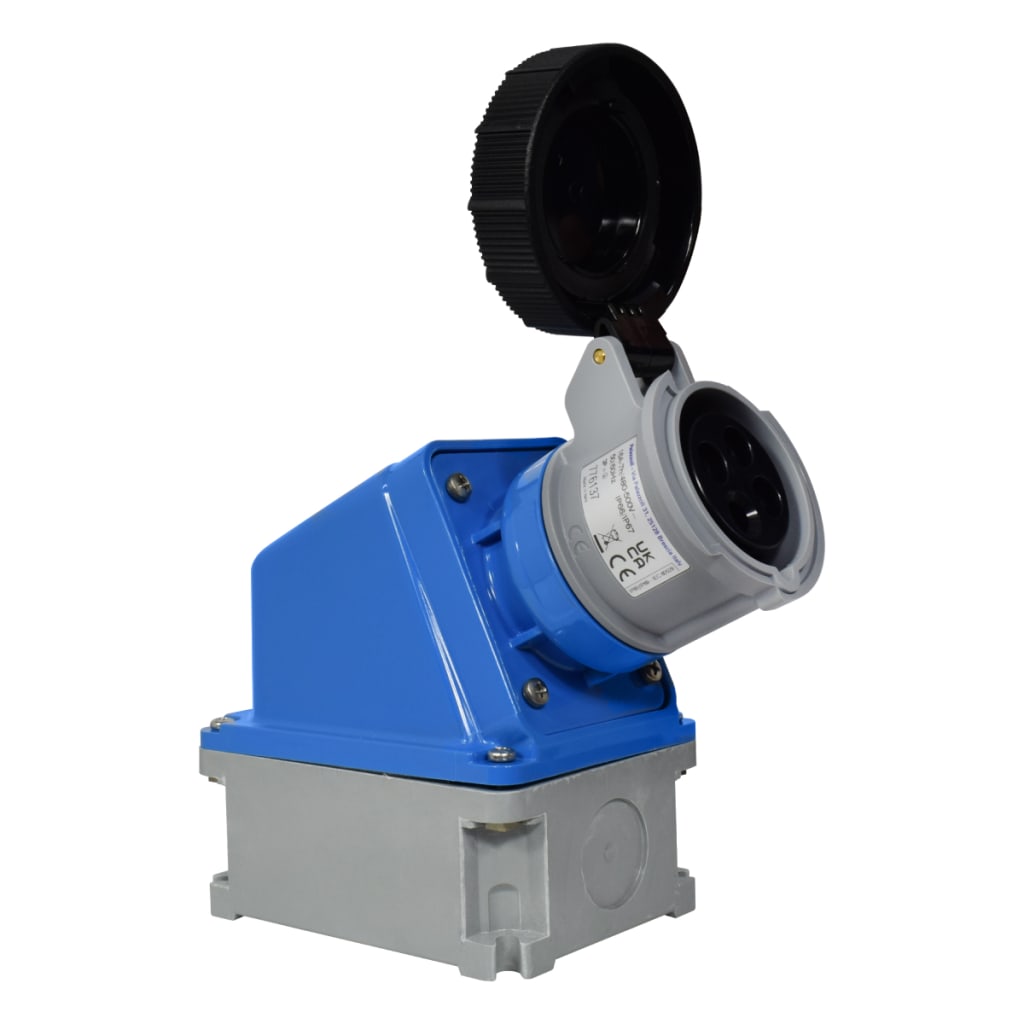 TOMA S/PONER 4X16A 500VAC 7H IP66/67/68/69 NEGRA XCEE