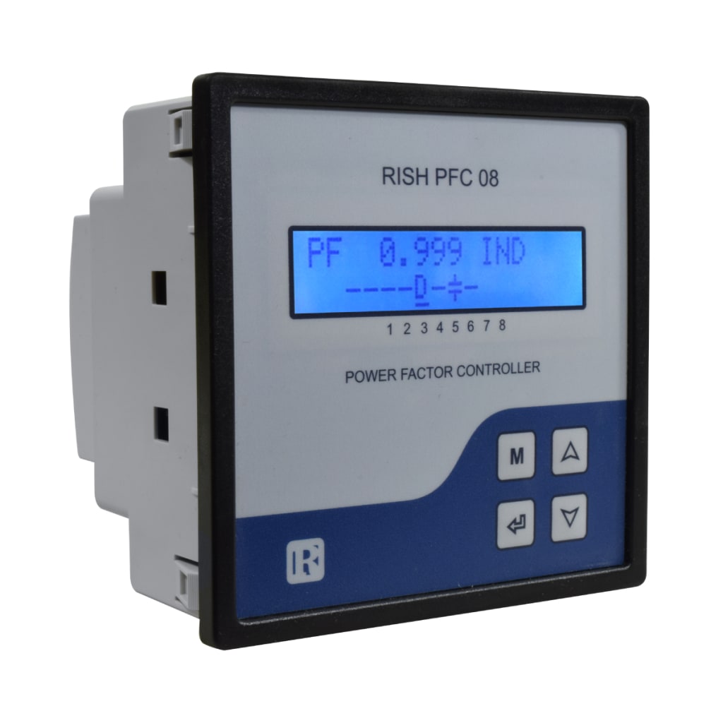 CTR FACTOR DE POTENCIA 8 PASOS MED 30-550VAC 5A 96X96MM