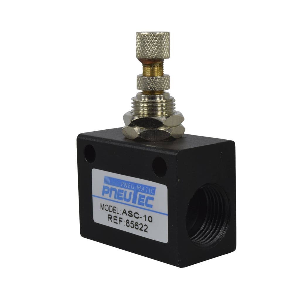 V CONTROL FLUJO 3/8 NPT ALUM