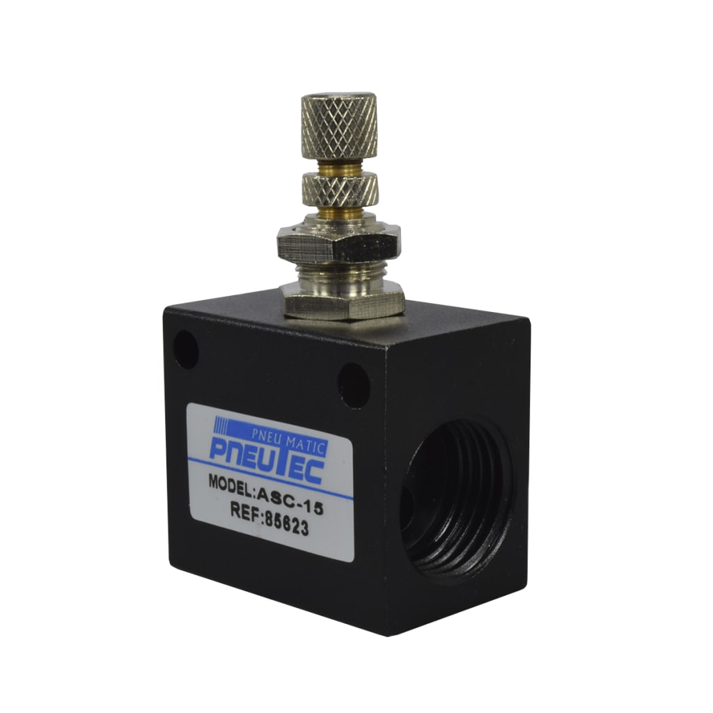 V CONTROL FLUJO 1/2 NPT ALUM