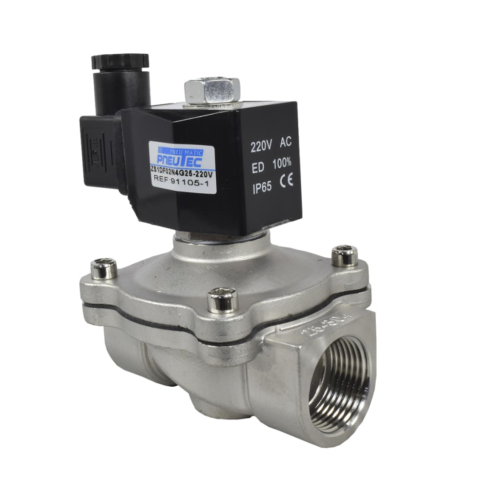 EV INOX 1" NPT 220VAC 0-116 PSI