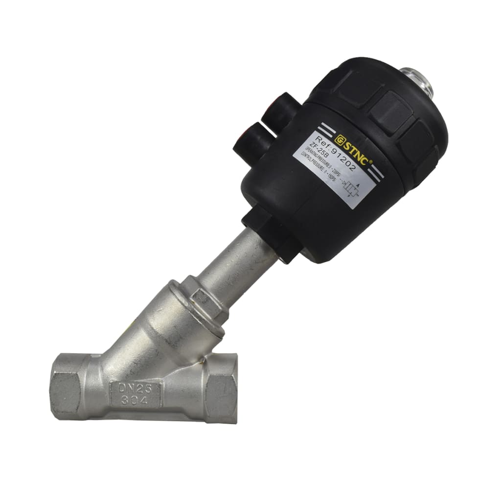 VALVULA INCLI 2/2 NC PTO 1" NPT 0-230 PSI