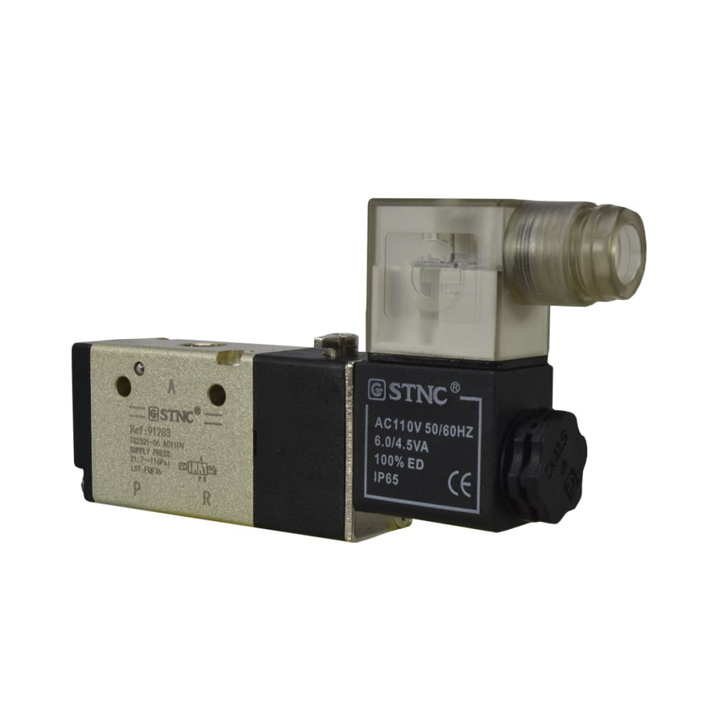 V SOL 2/3 1/8"NPT 110VAC NC AC PIL
