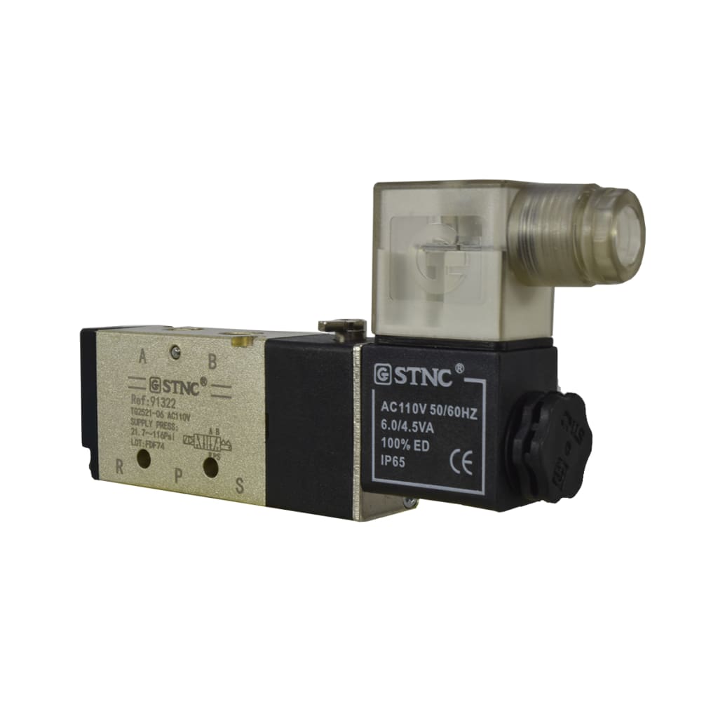 V SOL 5/2 1/8"NPT 110VAC NC AC PIL 1 SOL