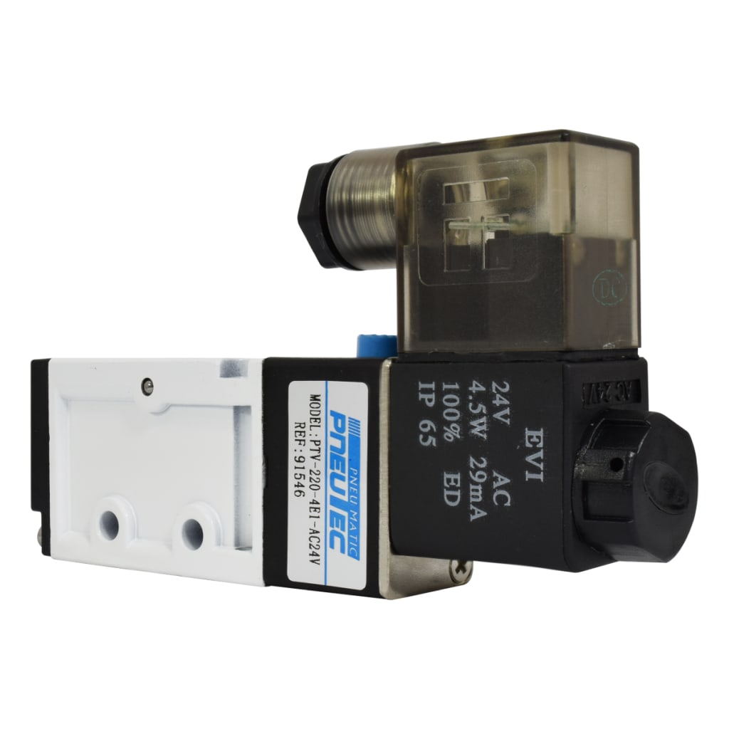 V SOL 5/2 ANC 22mm 1/4 NPT 24VAC AC PIL 1 SOL
