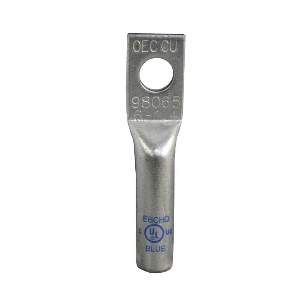 TERMNAL TUB B LAR 6AWG DIA 1/4 AZUL UL
