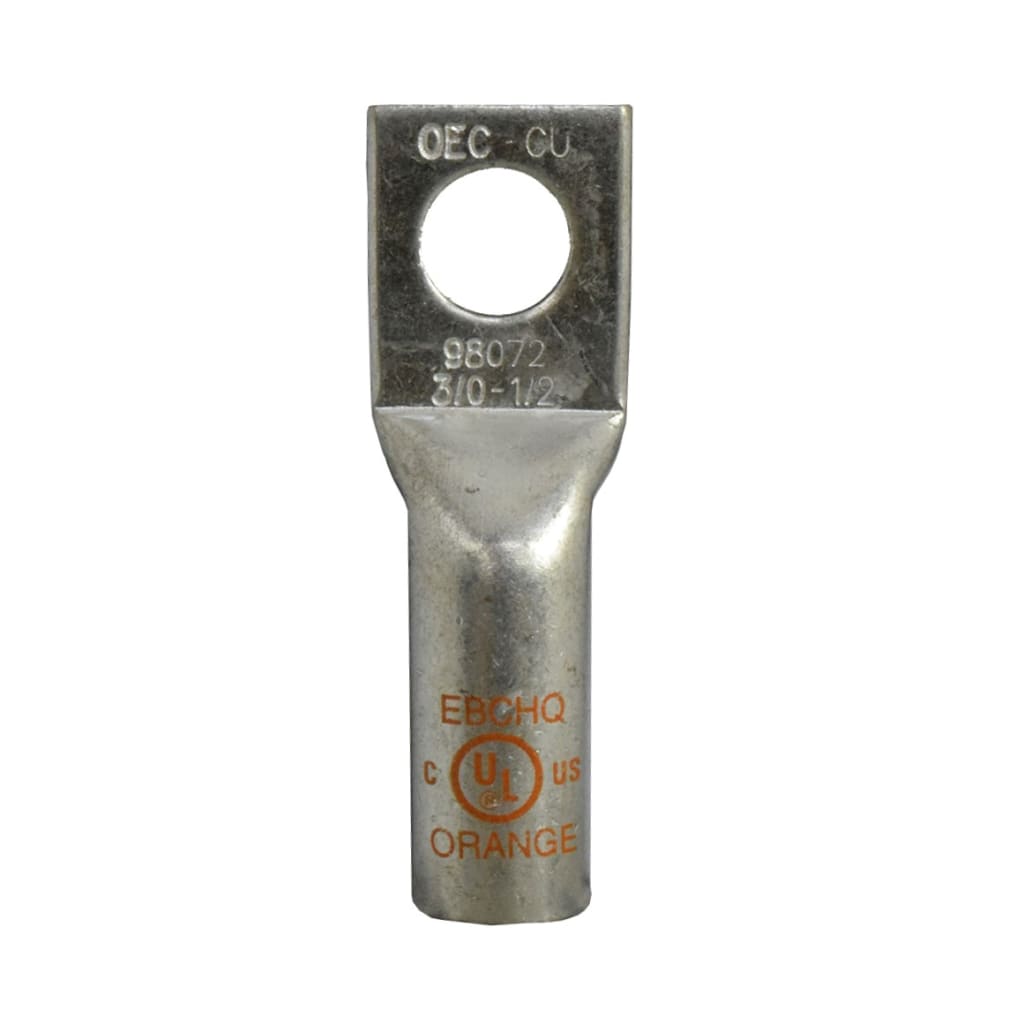 TERMNAL TUB B LAR 3/0AWG DIA 1/2 NARANJA UL