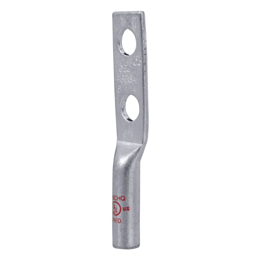 TERMNAL TUB B LAR 2H 8AWG D 1/4 ROJO
