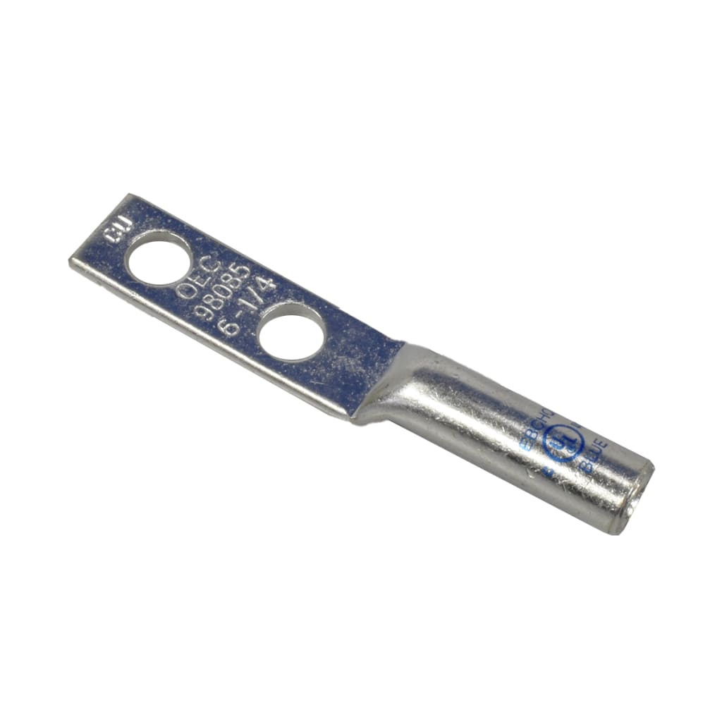 TERMNAL TUB B LAR 2H 6AWG D 1/4 AZUL