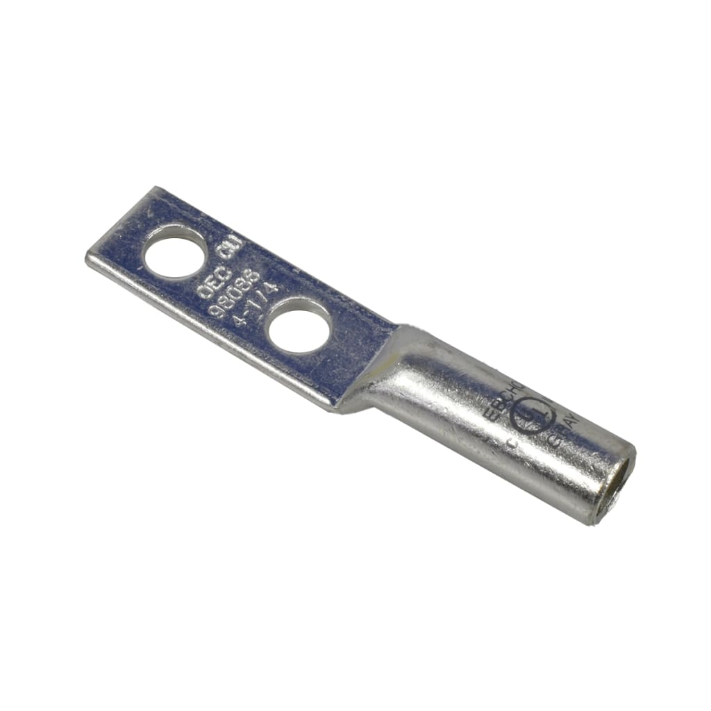 TERMNAL TUB B LAR 2H 4AWG DIA 1/4 GRIS