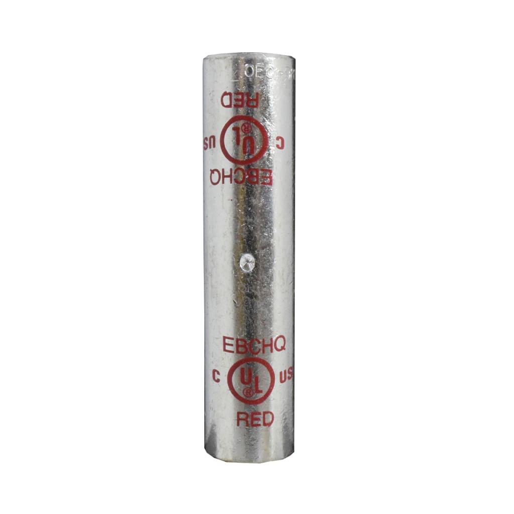 EMPALME TUB EN CU Lg3.75" 350MCM ROJO