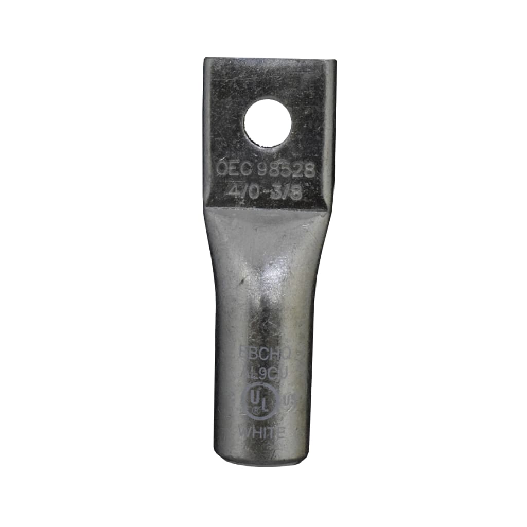TERMNAL TUB ALU B LAR 4/0AWG D 3/8 BLANC