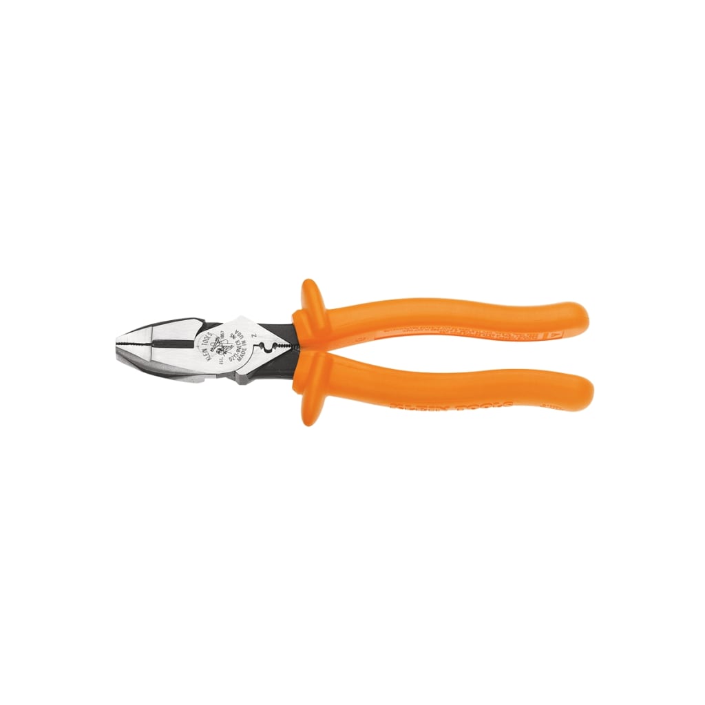ALICATE DE PINZAS AISLADAS DE CORTE LATERAL Y ALTA PALANCA DE 9'' - CON PONCHA CONECTORES, AISLADA: SÍ, ANCHO DE LA MORDAZA:1-5/16'' (33 MM).