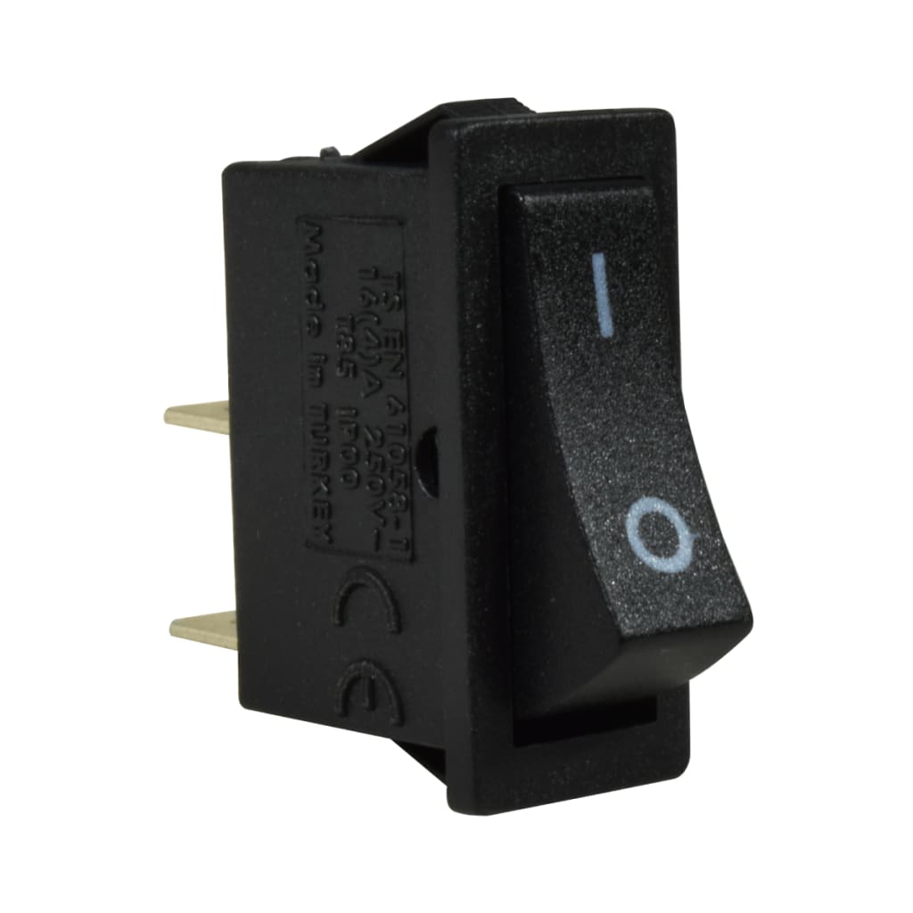 INT BALANCIN RECT NEGRO 2 POSC RECT 16(4)A 250V X 10 UNID