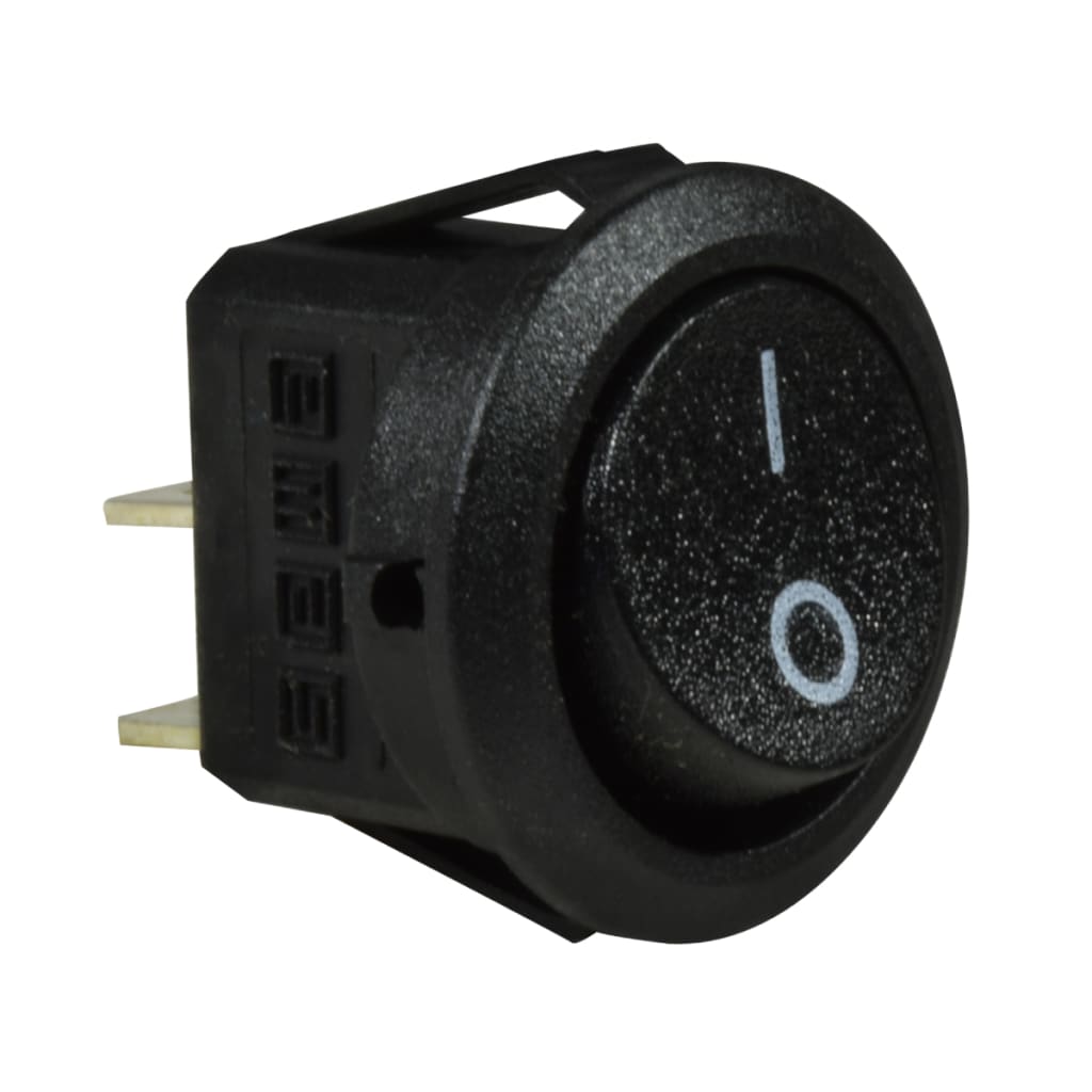 INT BALANCIN REDONDO NEGRO 16(4)A 250V 10 UNID