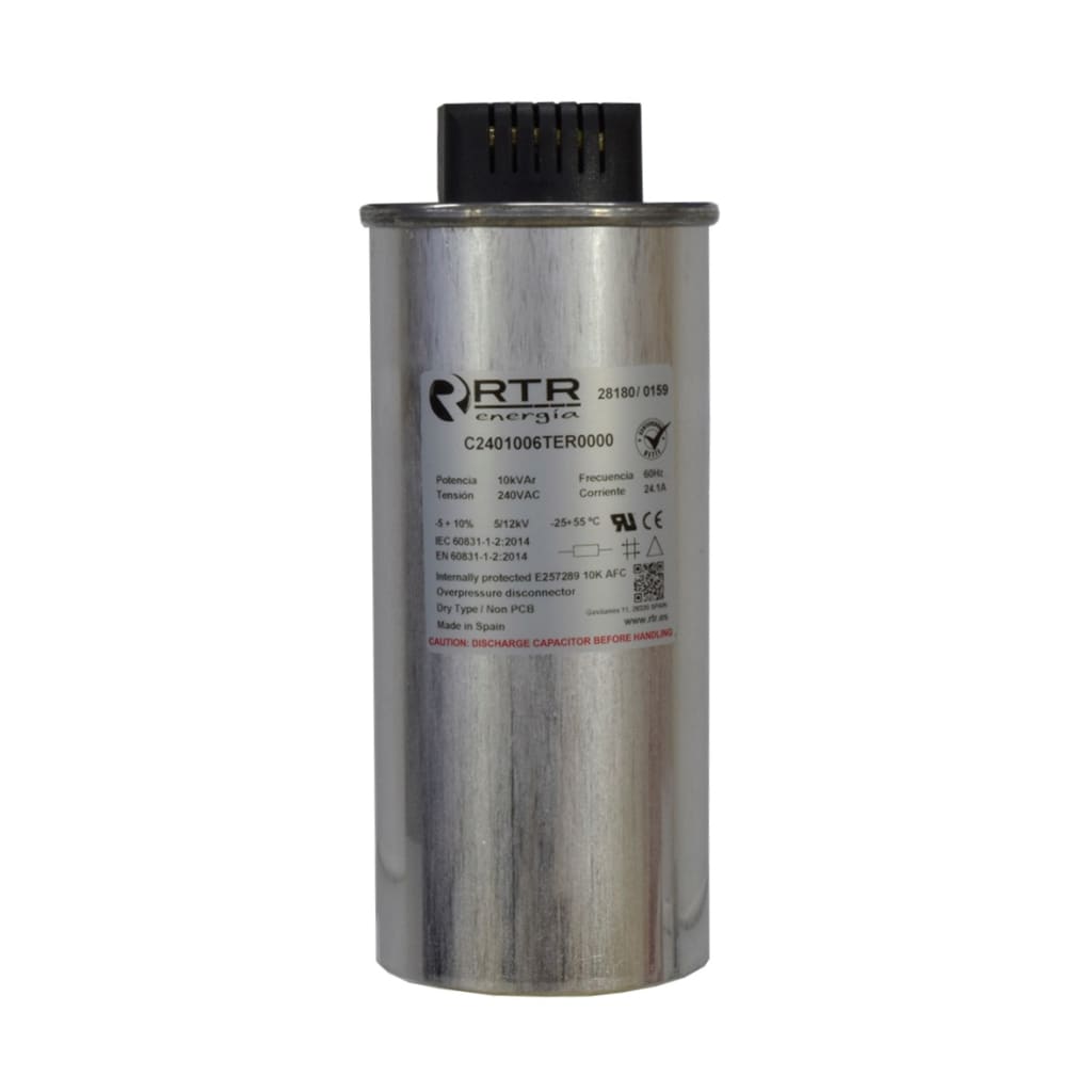 CONDENSAD TRIF P/FP 10KVAR/240VAC 60HZ UL ESPAÑA