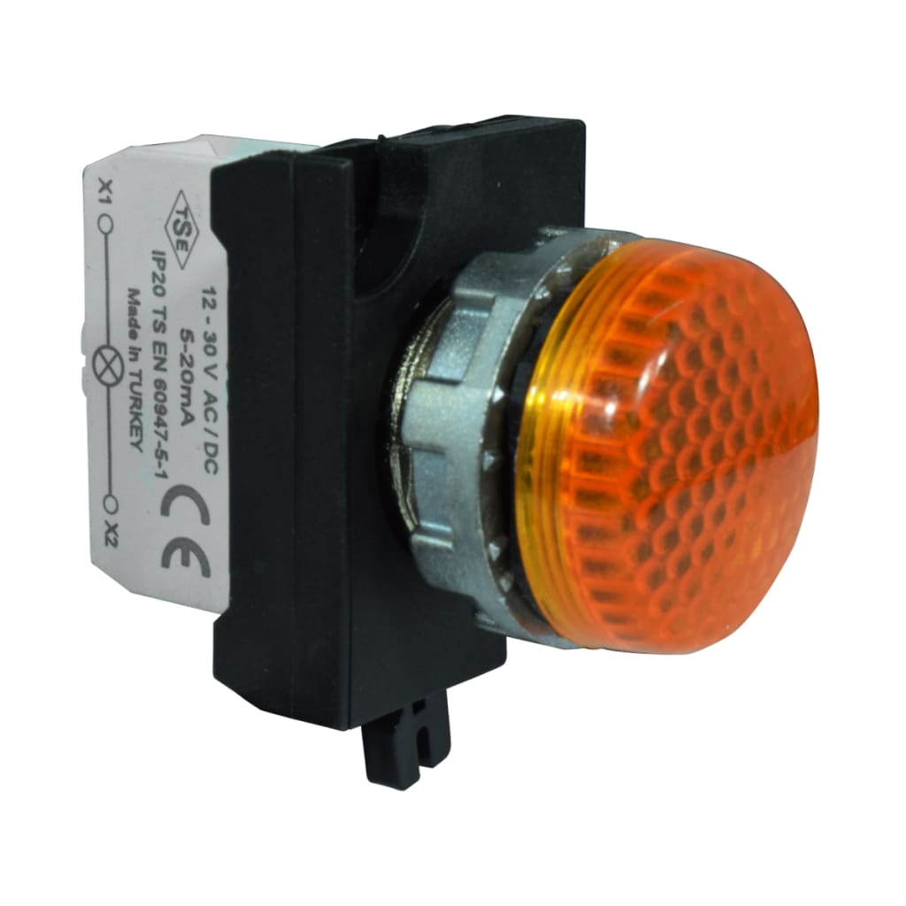 PILOTO MET AMARILLO 12-30VAC/DC