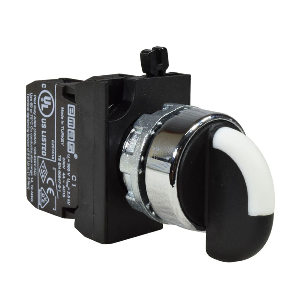 SELECTOR MULETILLA 2 POS MET 1NA 3A