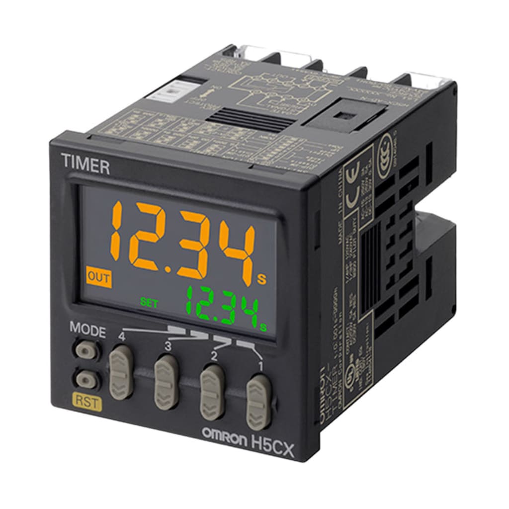 CONTADOR/TEMPORIZADOR 6DG DOBLE 48X48 100-240VAC