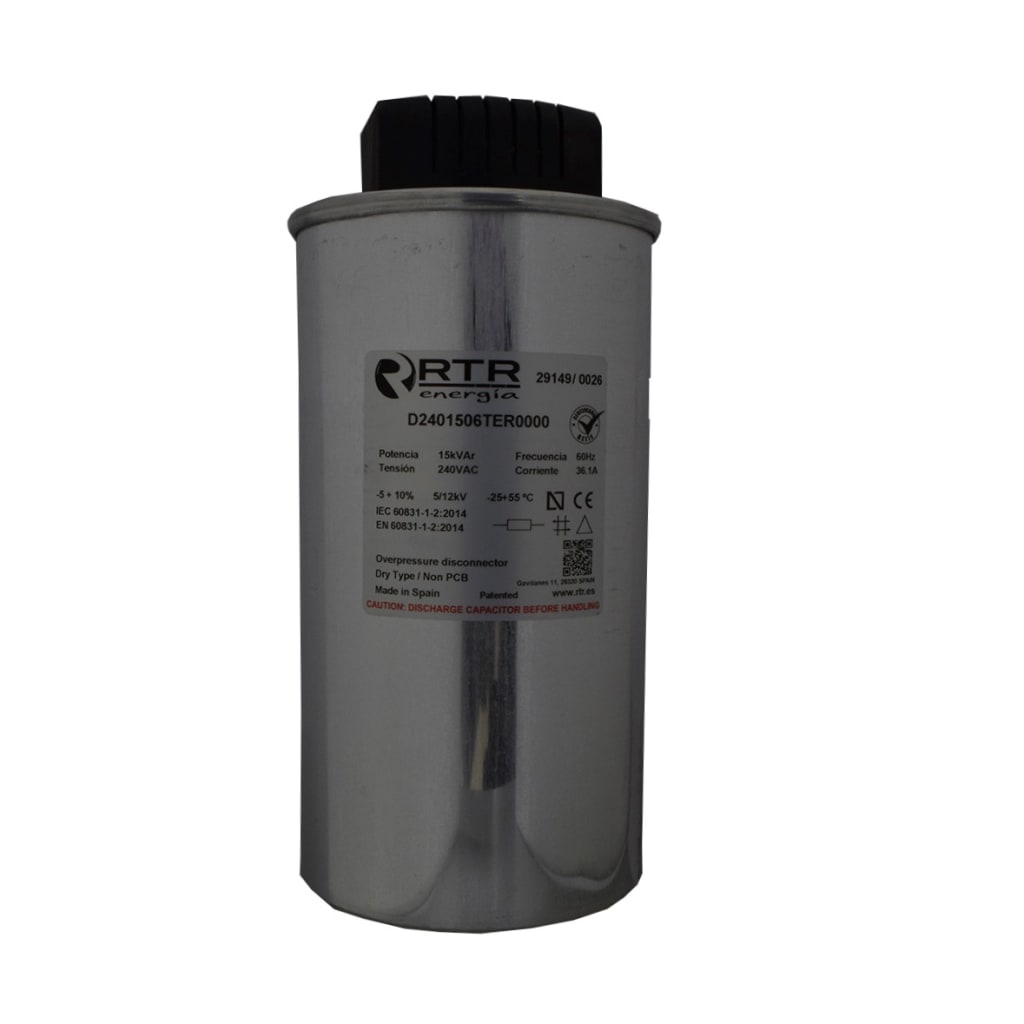 CONDENSAD DWCAP TRIF P/FP 15KVAR/240VAC 60HZ UL ESPAÑA