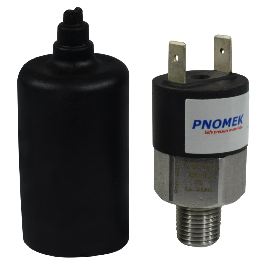 007 INT DE PRESION 1NC 5A, 2 BAR, 1/4" NPT CONEXIÓN FAST-ON